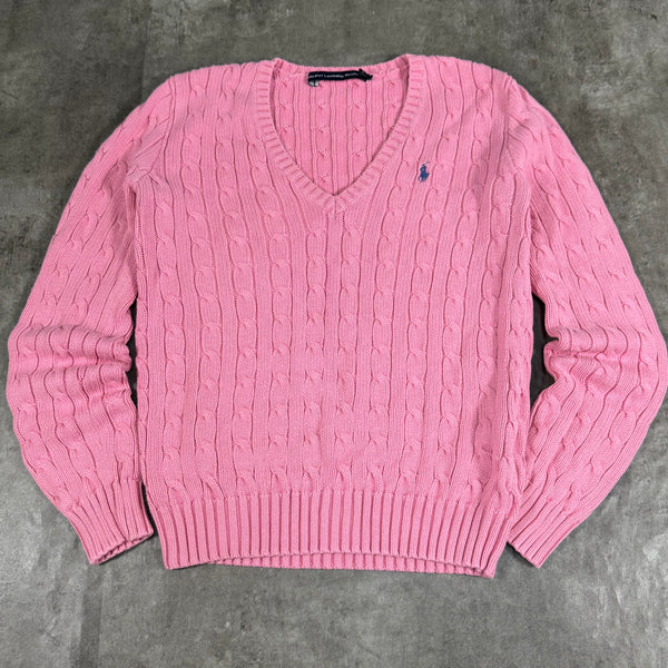 Polo Ralph Lauren Vintage Woman Cable-knit Sweater (M)