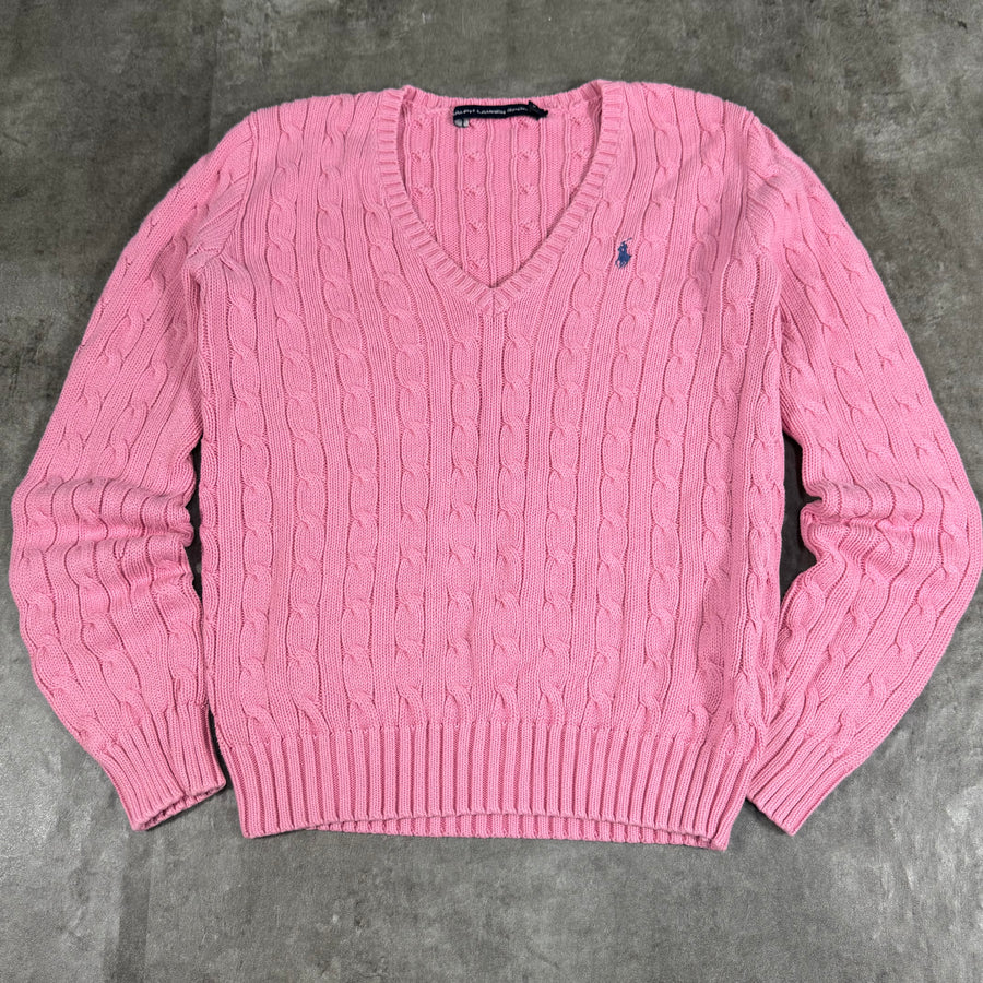 Polo Ralph Lauren Vintage Woman Cable-knit Sweater (M)