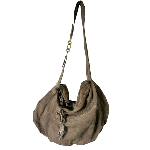 Y2K Vintage Leather Hobo Bag