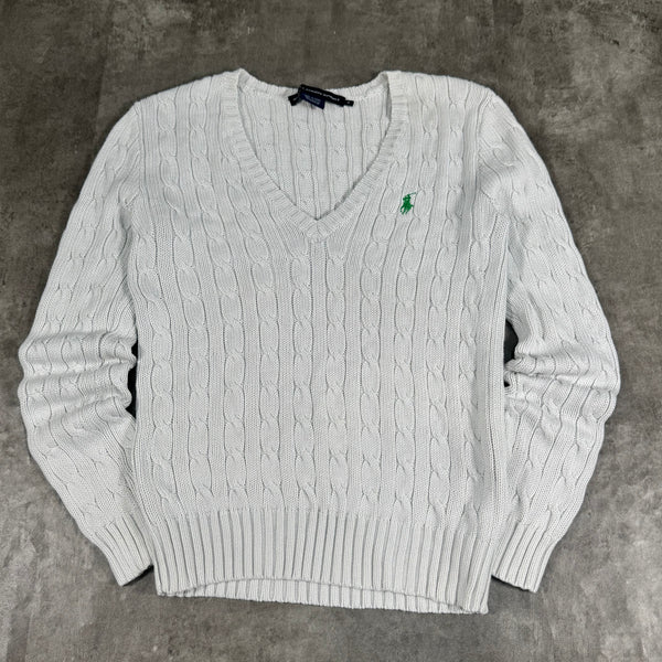 Polo Ralph Lauren Vintage Woman Cable-knit Sweater (M)