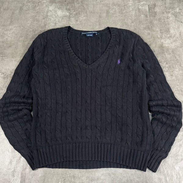 Polo Ralph Lauren Vintage Woman Cable-knit Sweater (L)