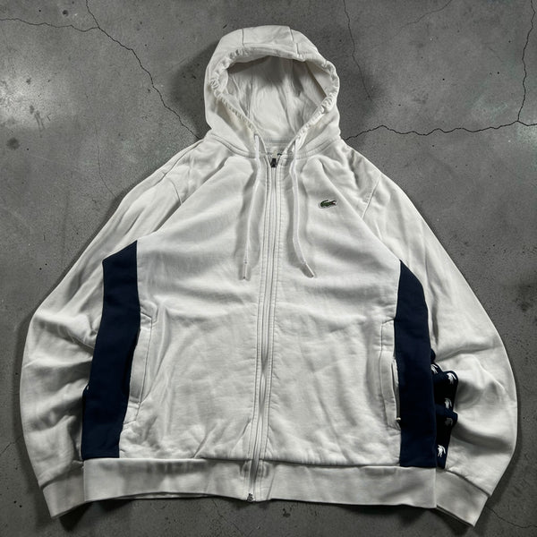 Lacoste Vintage Zip Up Hoodie (L)