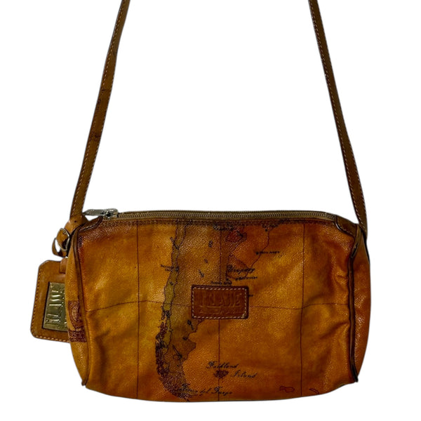 Alviero Martini Vintage Leather Shoulder Bag