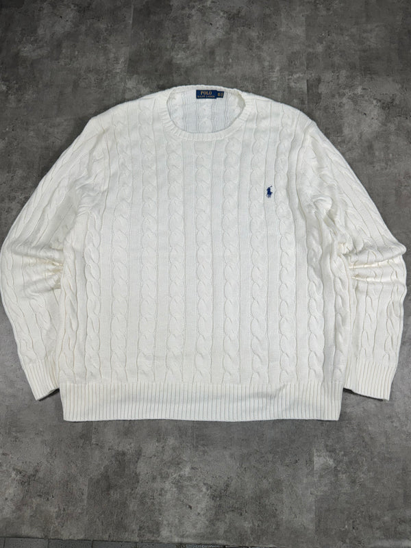 Polo Ralph Lauren Vintage Cable-knit Sweater (XXL)